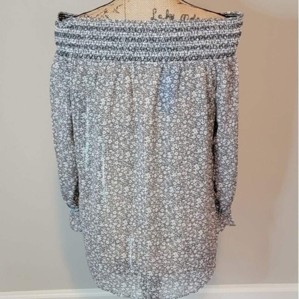 Rebecca Minkoff off the shoulder floral blouse